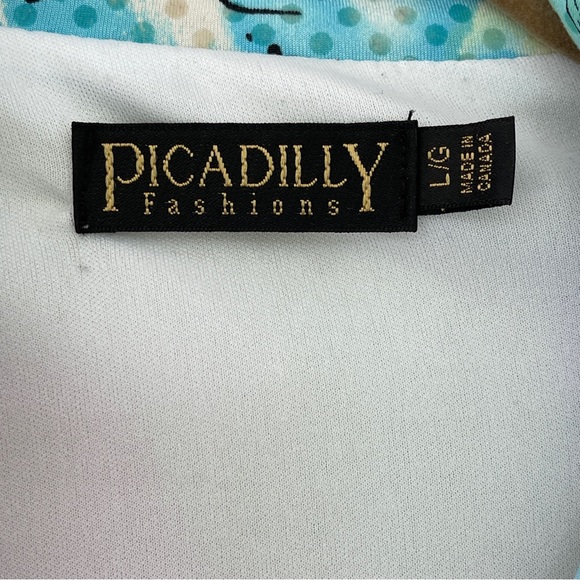 Picadilly Fashions Neon Multicolor Floral Sequin Jacket Size L - Picture 4 of 9